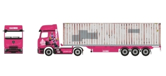 Herpa 961226 - H0 - Mercedes-Benz Actros Container-Sattelzug Glomb